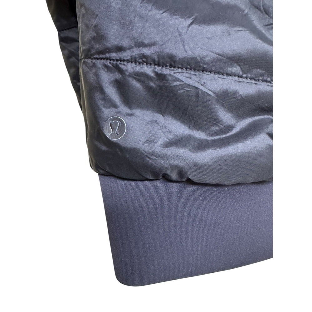 Lululemon Non-Stop Bomber Jacket Reversible Black Women's‎ Size 12 - Picture 14 of 15